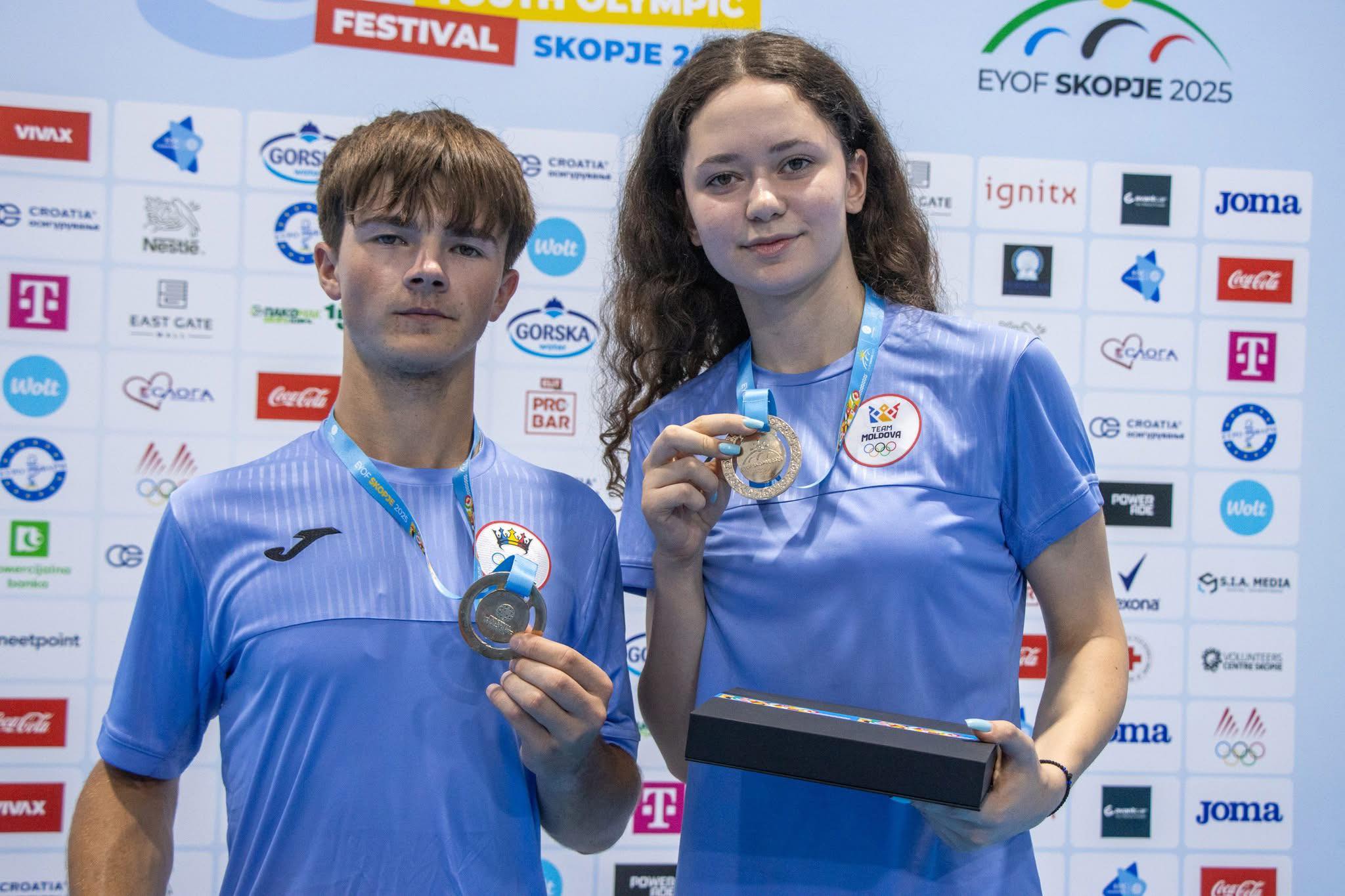 Delegația R.Moldova se întoarce cu 6 medalii de la Festivalul Olimpic European de Tineret