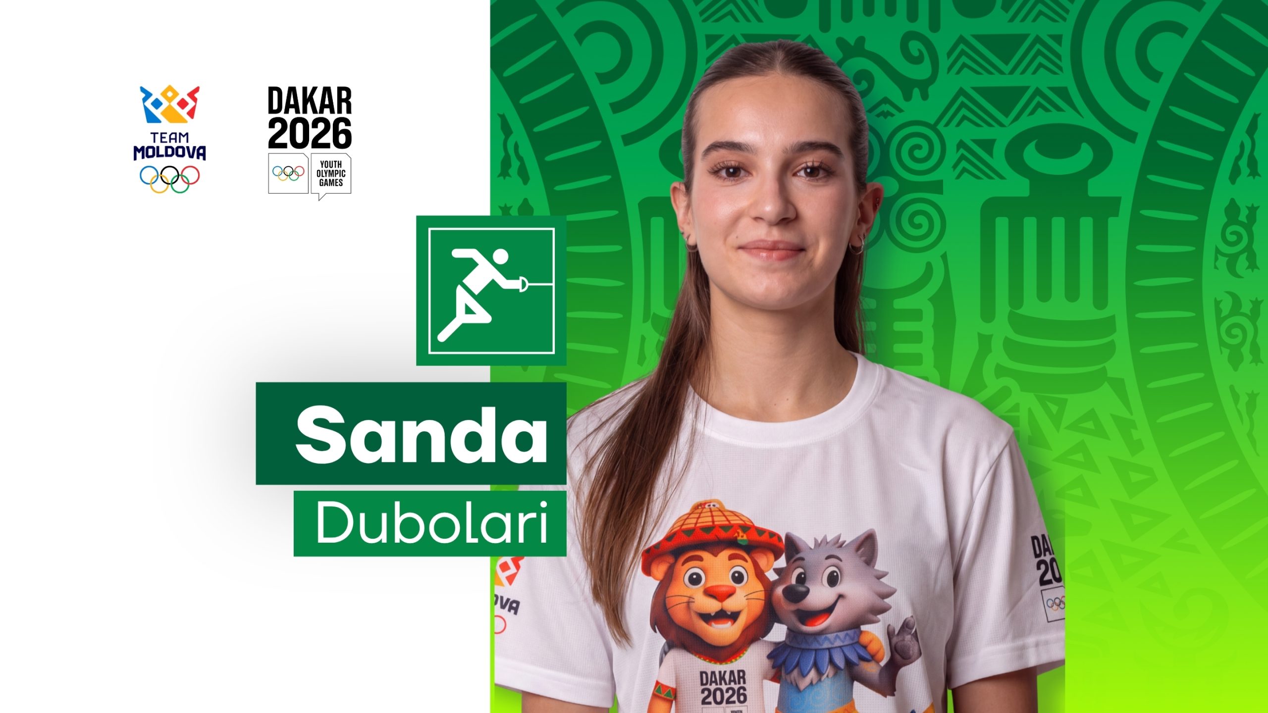 Sanda Dubolari, scrimă – Team Moldova, Dakar 2026
