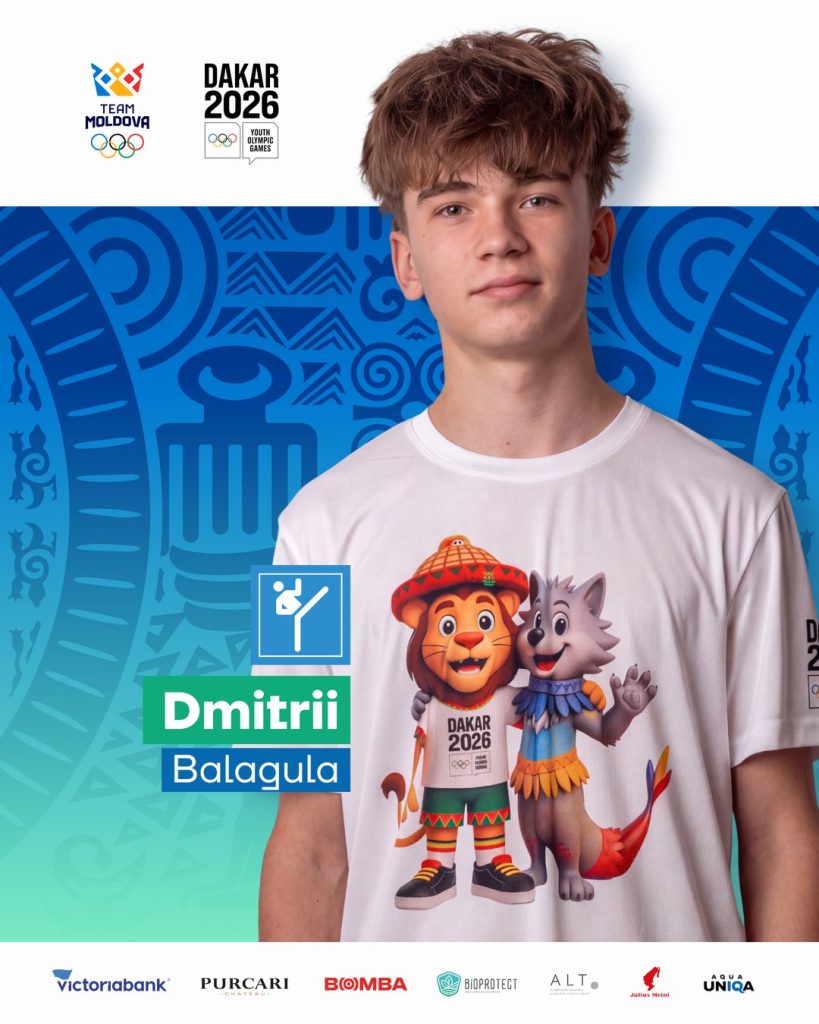 Dmitrii Balagula, taekwondo – Team Moldova, Dakar 2026