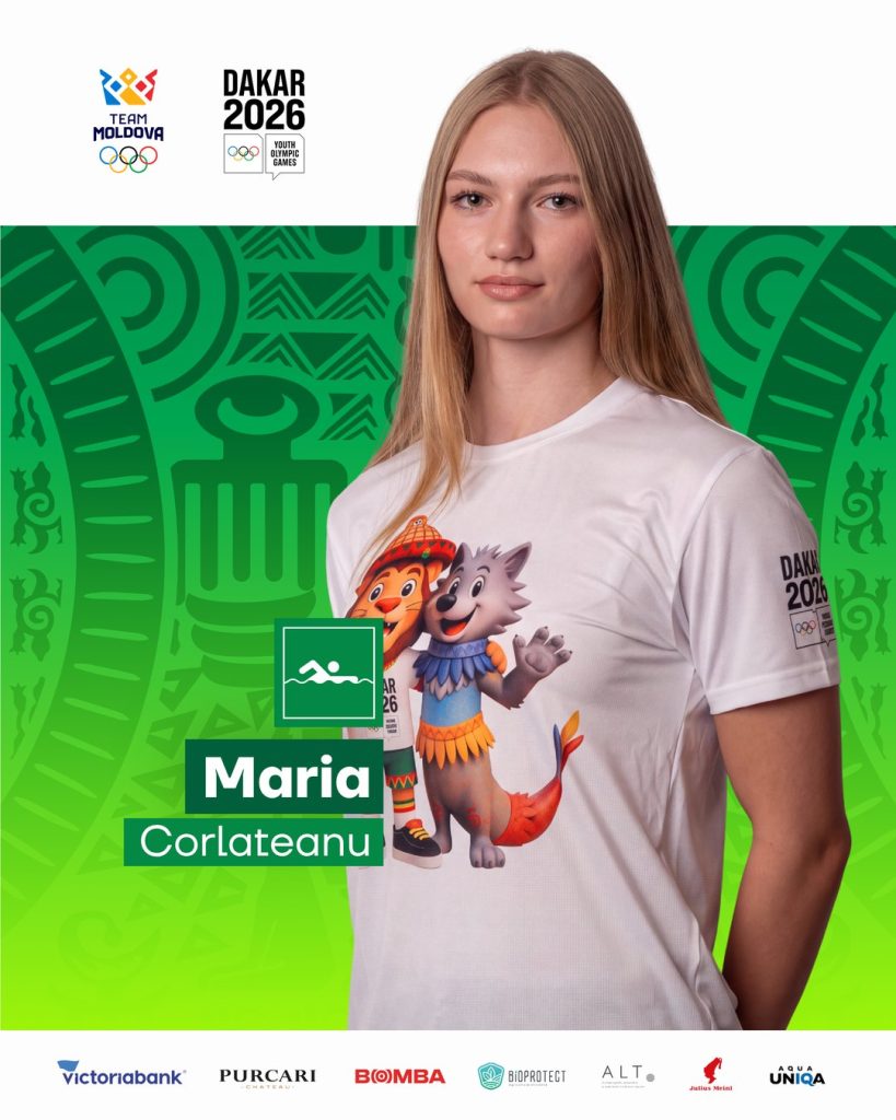 Maria Corlateanu, înot – Team Moldova, Dakar 2026