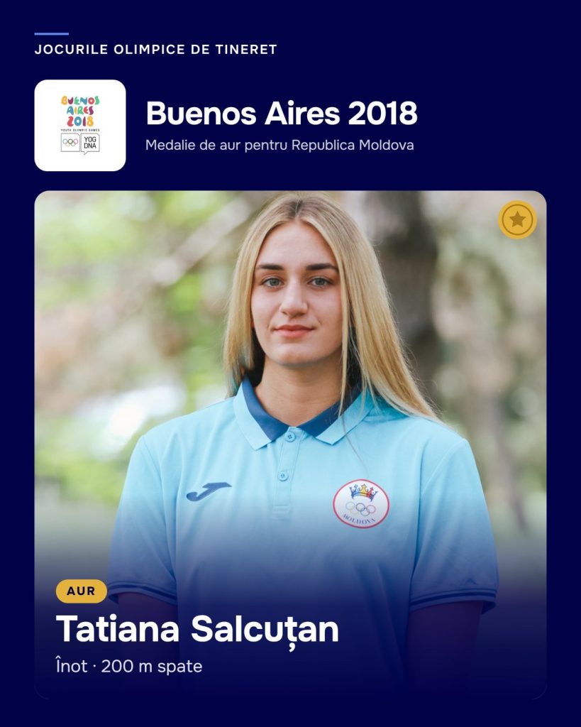 Tatiana Salcuțan – aur, Buenos Aires 2018